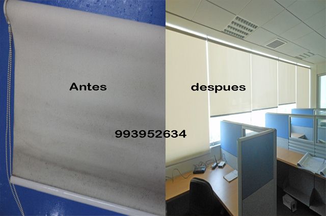 lavado de estores a domicilio